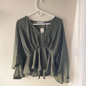 Green Women’s Blouse
